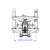 Rear Suspension side view drawing