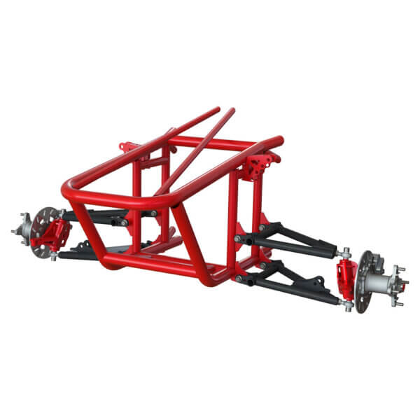 Front Suspension build in 3D drawing